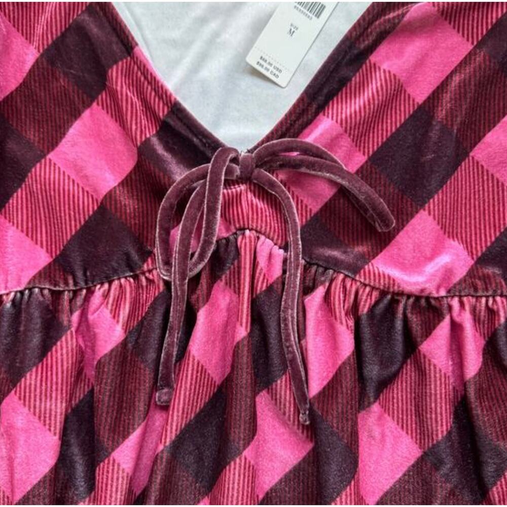 Maeve (Anthropologie) Velvet Babydoll Top - Size M - Picture 4 of 7
